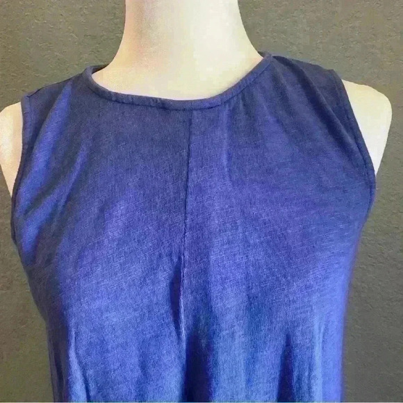 J. Jill Small Tank Knit Dress Cobalt Blue Classic Chic Capsule Wardrobe Piece - Picture 2 of 10